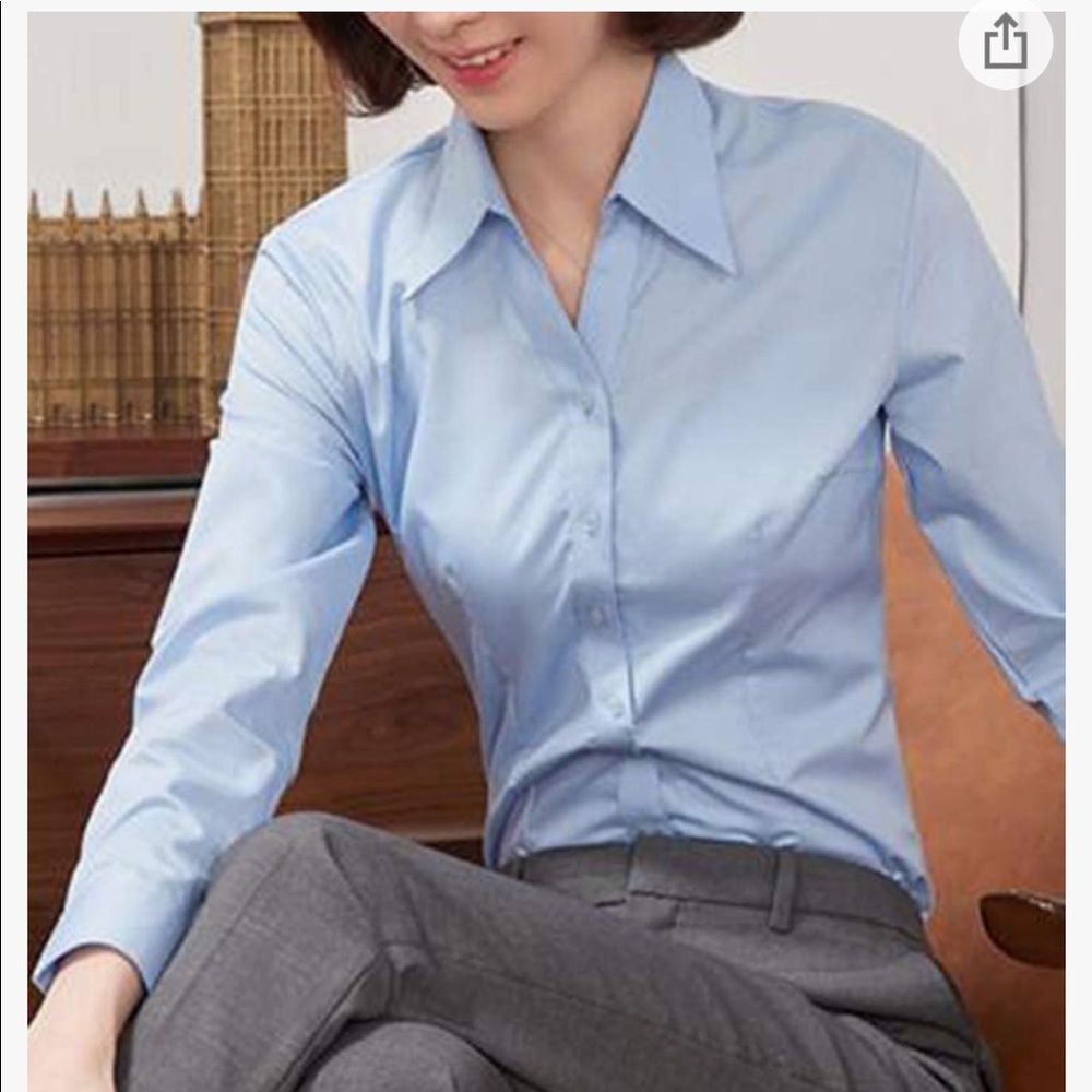 Classic Blue Button Down Shirt